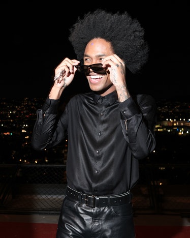 Steve Lacy wearing sunglasses